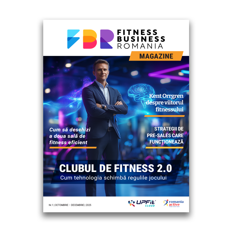 Copertă revistă Fitness Business Romania Nr. 1 - Octombrie - Decembrie 2025
