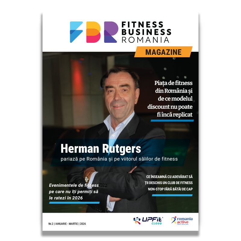 Copertă revistă Fitness Business Romania Nr. 2 - Ianuarie - Martie 2026