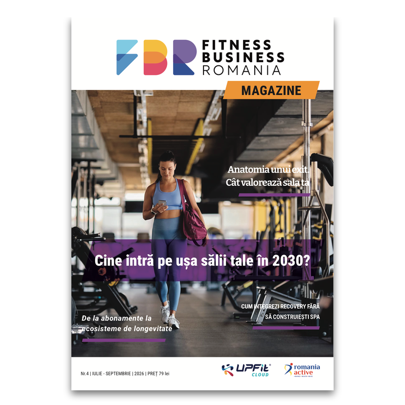 Copertă revistă Fitness Business Romania Nr. 4 - Iulie - Septembrie 2026